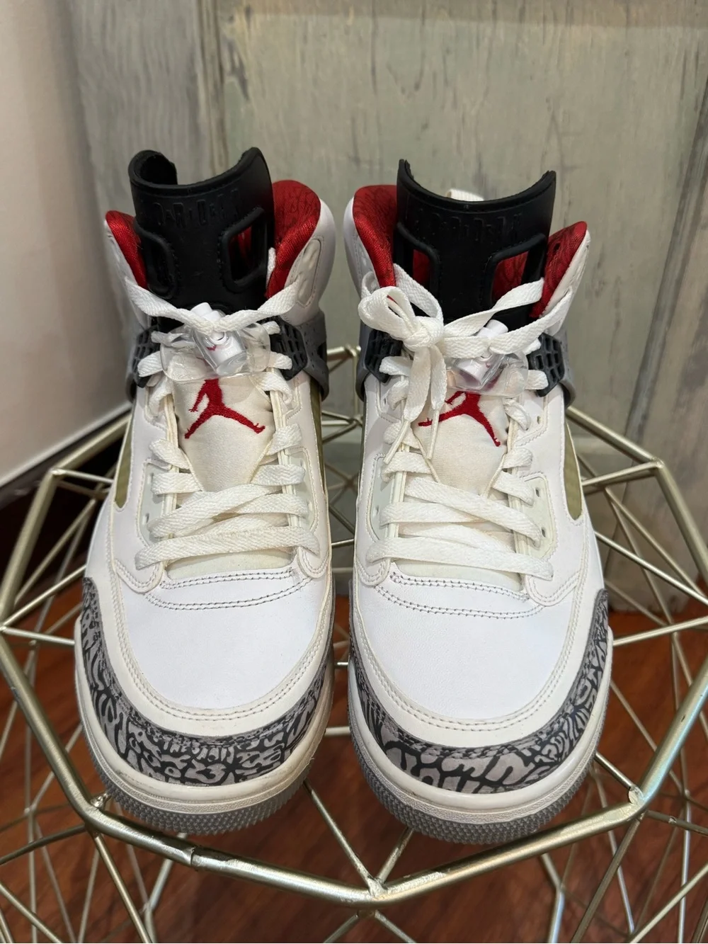 NIKE AIR JORDAN SPIZIKE WHITE CEMENT SIZE 11